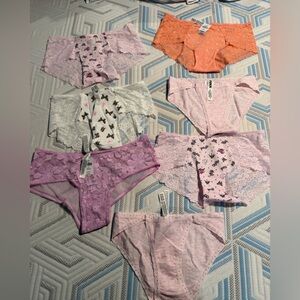 PINK Victoria's Secret Light Pink Lace Panties
